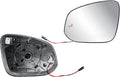 Replacement Driver Left Side Door Mirror Glass Heated and BLIS with Back Plate for Toyota Tacoma 4 Runner RAV4 2014-2023