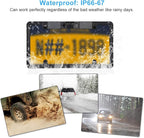 3 in 1 Car License Plate Frame Parking Sensor Rearview Reverse B 120 Degree Wide Angle The Parking Sensor Support Ackup Camer
