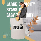 Caroeas Super Large 150L Laundry Basket Pro, Waterproof Laundry Hamper, Collapsible Laundry Basket Easy Storage, Clothes Hamp