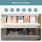 Criusia Drawer Organizer Clothes, 21 Pack Dresser Organizer for Baby Clothes, Underwear, Sock - Foldable Closet Organization 