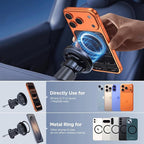 Miracase Car Phone Holder for Magsafe [Super Strong Magnets] Magnetic Phone Holders for Your Car, 360° Adjustable Air Vent Hands Free Cell Phone Mount Cradle Fit iPhone 17-12 & All Smartphones, Black