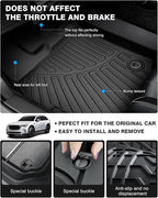 Powerty Floor Mats for 2024 2025 2026 Mazda CX-90 CX90 PHEV (Plug in Hybrid) Accessories Floor Liners 6&7 Seater with 3 Rows Floor Mat Heavy-Duty Floor Liner All Weather CX90 Car Floor Mats