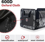 LIBZAKI Car Trunk Organizer,3 Compartments Big Trunk Storage, Large Capacity, Foldable, 95L Heavy Duty Storage Box for Car,