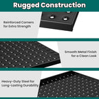EVERHANGER Metal Pegboard Panels 24" x 12", Heavy Duty Steel Peg Boards for Garage, Pegboard Wall Organizer for Tool Storage 