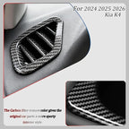 Dashboard Air Vent Cover, for kia k4 2024 2025 2026,Sport Interior Trim Accessories - Carbon Fiber.