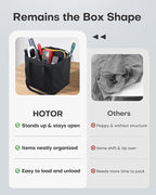 HOTOR Tote Bag Large - 2 Packs, Reusable Grocery Bags with Sturdy Handles, Foldable & Reusable Shopping Bags Fit in Car