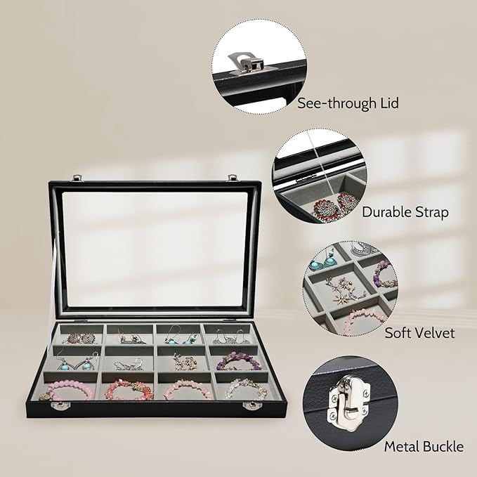 Stratalife Bracelet Holder Jewelry Organizer Jewelry Storage Earring Holder Organizer Jewelry Storage Organizer Bracelets Nec