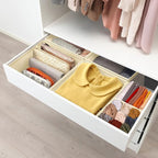 Criusia Underwear Drawer Organizer, 6 Set Foldable Underwear Drawer Organizer and Closet Dividers,Storage Box for Clothes, So