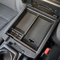 JKCOVER Center Console Accessory Organizer Compatible with Toyota Tacoma 2016 2017 2018 2019 2020 2021 2022 2023, ABS Material Box Insert Tray (Black trim)