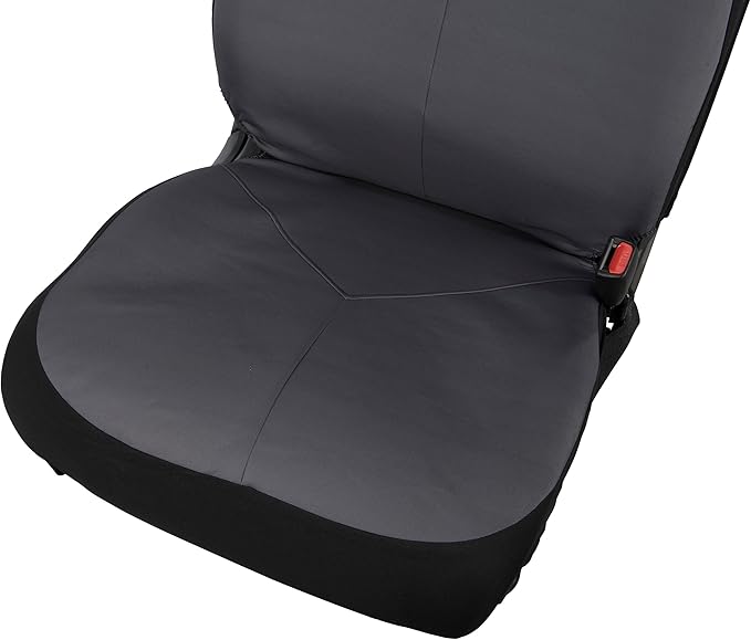 Browning Universal Low Back and Bench Seat Covers, Water and Dirt Resistant Car, Truck, and SUV Seat Covers, Traditional (Gra