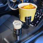 Multifunctional 2 in 1 Cup Holder Expander for car，DualCup Holder Extender with Adjustable Base,Fits Yeti, Hydro Flask, Nalgene, Large 10/40 oz. Bottles & Big Drinks,Travel Cup