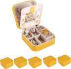 KElofoN Travel jewelry case Travel jewelry box Travel Jewelry Organizer Small Jewelry Organizer Box for Girls Women with Mirr