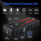 Car Jump Starter 1000A, CTWJO Portable Jump Starter Battery Pack for Up to 7.2L Gas and 5.5L Diesel Engines, 12V Jump Box