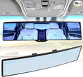 Broadway Rear view Mirror Wide Angle Panoramic Anti Glare Blindspot Accessories Universal Interior Car Convex Mirror for Car SUV Trucks Blue