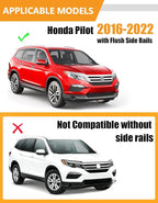 KINGGERI 300lbs Roof Racks Cross Bars Fit for Honda Pilot 2016-2022 with Flushed Side Rails,All Aluminum Heavy Duty Roof Rails Crossbars for Rooftop Cargo Basket Carrier Bag Luggage Rails Kayak