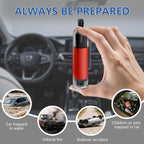 Window Breaker Seatbelt Cutter, Underwater Car Safety Hammer 2-in-1 Car Window Breaker Tool with Test Glass, Emergency Escape