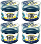 4 Pk Auto Cleaning Putty Gel Reusable Dust Cleaner Slime Keyboard Car Electronic Dirt Removal Wipe Auto Scratch-Free Reusable