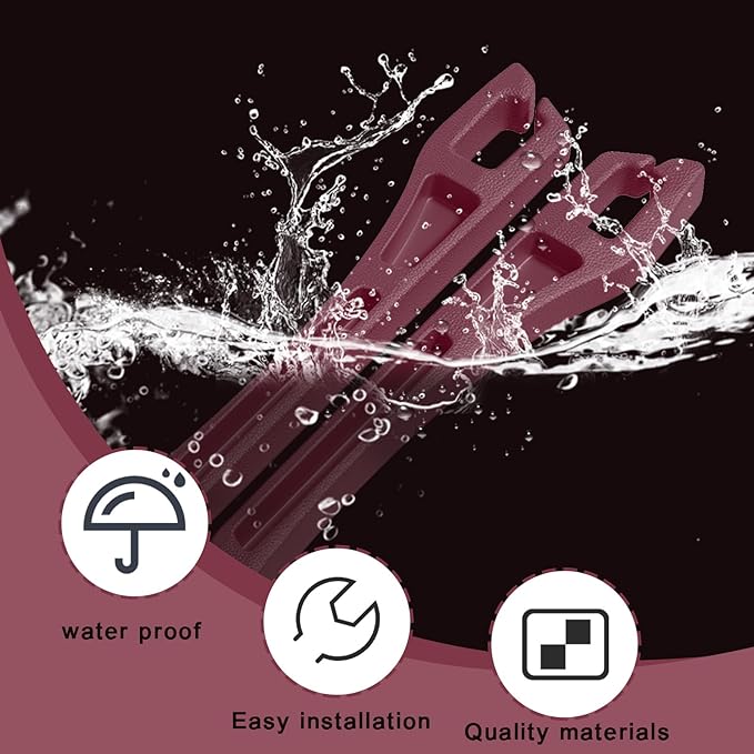 2PCS Car Seat Gap Filler Organizer, Multifunctional Car Gap Filler Organizer Storages Function for Storing Phones Keys Cards, Universal No Drop Seat Guard for Cars ﻿ (Red)
