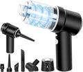8Kpa Mini Handheld Vacuum Cleaner,120W High Power Cordless Car Vacuum, 2 in 1 Keyboard Vacuum & Air Duster with LED Light & M