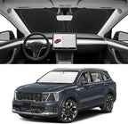 Custom Fit Windshield Sun Shade for KIA Sorento 2021-2026, Blocks UV & Heat, Front Window Sunshade Accessories, Easy Fold & Store Keep Your Car Cooler