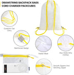 PFEYRPK Lightweight Compression Packing Cubes for Suitcases, Compressible Expandable Travel Packing Organizer with Clear Toil