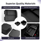 Center Console Organizer Compatible with 2025 2026 Hyundai Tucson Limited Hybrid/Tucson Plug-in Hybrid Accessories Storage Box Compartment Tray - ONLY Fit with Electronic Shift 2-Pack[NOT FOR SE/SEL]