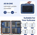 Compression Packing Cubes for Travel, Lightweight Vacation Travel Essentials, Travel Accessories for Suitcase Organizer Bags 
