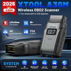 OBD2 Scanner Diagnostic Tool XTOOL Anyscan A30M V2.0, 2026 Wireless Bidirectional Scan Tool with Free Updates, 26 Resets, All