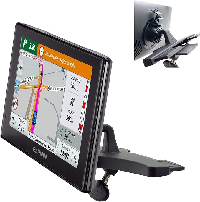 ChargerCity EasyBlade Car DVD Player CD Slot Mount & GPS Bracket Cradle for Garmin Nuvi 52 57LM 58LM 65 67 68 2689 Drive DriveSmart 50 51 52 60 61 LM LMT