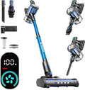 Cordless Vacuum Cleaner, 8-in-1 Cordless Stick Vacuum Cleaner with 3 Suction Modes, Up to 45mins Runtime, Rechargeable, Self-