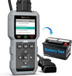TOPDON AL500B OBD2 Scanner Battery Tester 2 in 1 Code Reader, Full OBDII Diagnosis, 12V Battery Tests & 12V/24V Cranking