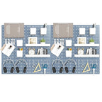 Peg Board Combination Kit, 8 Pegboards with 40 Accessories, Pegboard Wall Organizer for Office, Nursery & Home Storage, Key H