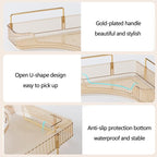 shuang qing 3-Tier Corner Bathroom Counter Organizer – Classic Storage Shelf for Makeup, Perfume & Toiletries, Space-Saving C