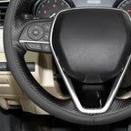 MEWANT Hand Sewn 3D Style Steering Wheel Cover for Toyota Camry 2018-2019/Toyota Avalon 2019/Toyota Corolla 2019-2020/Toyota RAV4 2019 Steering Wheel Accessories
