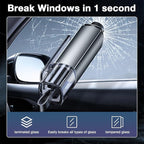 Window Breaker Seatbelt Cutter, 2-in-1 Car Window Breaker Tool,Emergency Glass Breaker and Auto Escape Tool，Safety Hammer for