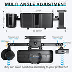 Boost 3 in 1 Car Backseat Organizer, Back Seat Storage with Cup Holder, Tissue Box, Tablet & Phone Holder Hooks, Travel Accessories for Kids Trips, Family Rides & Daily, Essential Accessory