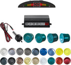 Parking Sensor Kit Backup Sensor Kit Reverse Sensor for Car 18 Color Options for Probes Adjustable Alarm Volume Professional 