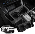 Autorder Center Console Cup Holder Insert for 2016-2023 Toyota Tacoma Interior Accessories, TPE Silicone Material 2-in-1 Center Console Drink Cup Holder Insert