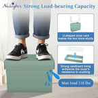 File Organizer Box with Lid & Handle, Thickened Cardboard Hanging File Folder Storage Boxes for Letter Size, Portable Filing 