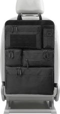 6 Pack Tactical Molle Car Seat Back Organizer - Tactical Vehicle Panel Organizer with 5 Detachable Molle Pouch,US Flag Patch