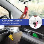 PIFOOG 16 Pcs Car Window Breaker Keychain 3-in-1 Emergency Escape Tool Glass Breakers Seatbelt Cutter Rescue Whistle Mini Com