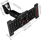 Rearview Mirror Bracket Mount Kit for Dash Cam - 1 Set Universal Rear View Mirror Dash Camera Holder with Back Plate and Screws for Stable Car Dvr Installation Instead of Sloppy Strap