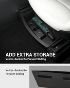 Motrobe 6PCS 2026 Center Console Organizer for Tesla Model Y Juniper (Only Premium & Performance 2025/2026) Cup Holder Armrest Storage Box Under Seat Storage Box Model Y Juniper Accessories