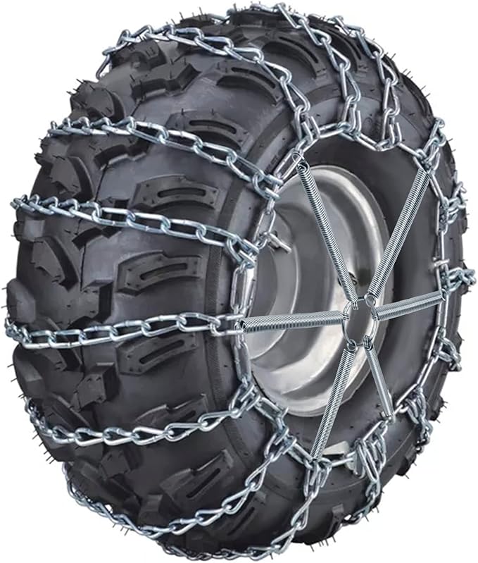1Pair Tire Chain Tensioners, Snow Tire Chain Tighteners,Garden Tractor Tire Chain Tighteners for Riders, Snow blower