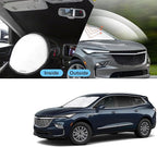 TINGLU Sun Shade for Buick Enclave 2018-2024 Accessories Windshield Sun Shade Window Shade UV Rays Protection Sun Visor Cover with Steering Wheel Sunshade Storage Bag