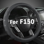 GIANT PANDA Car Steering Wheel Cover for Ford - F150 F250 F350 Expedition, (15.5-16 inches - Black)