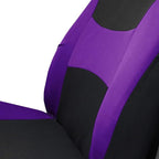 FH Group Light & Breezy Cloth Car Seat Covers, 7 Seater Three Row Set- Airbag & Split Ready -Universal for Cars Trucks and SU