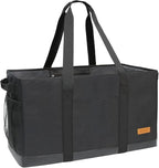 WONDAY Extra Large Utility Tote Bag - Standing Reusable Grocery Bag with Handle