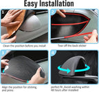 Model 3 Side Mirror Cover, Mirror Cap 2 PCS Gloss Carbon Fiber Rearview Mirro Cover for Model 3 (2019-2025)