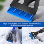 Kairiyard Ice Scrapers for Car Windshield, Upgraded 31 Inch Snow Scraper and Brush Combo Extendable 360° Pivoting Ice Snow Removal Tool for Car, Truck, SUV, Christmas(Blue)